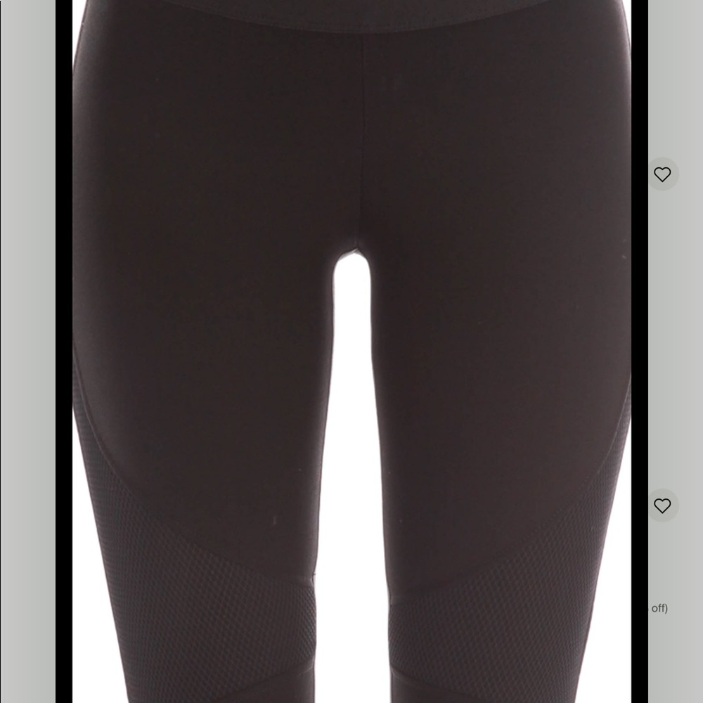 Helmut Lang Compress Mesh Inserted Pants/Leggings - image 4